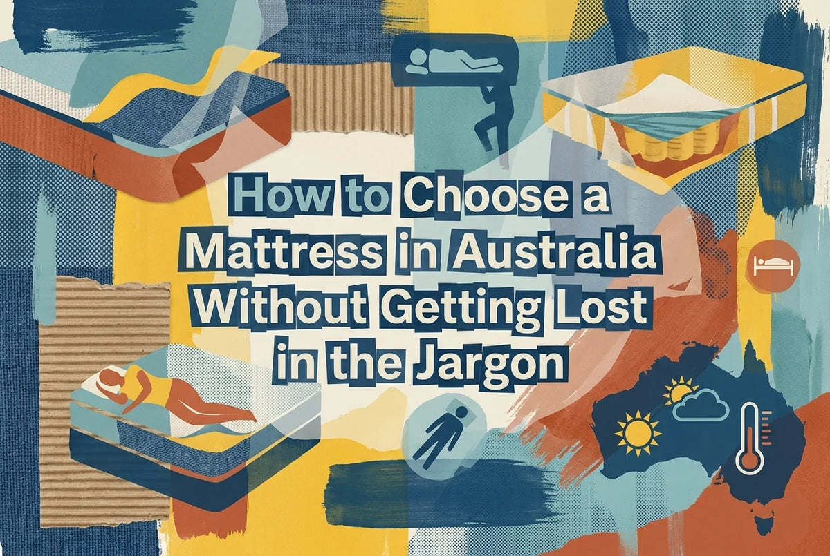 Professional header image for comparison analysis: How to Choose a Mattress in Australia Without Getting Los...