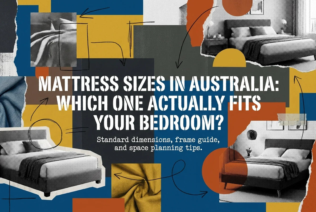 Professional header image for comparison analysis: Mattress Sizes in Australia: Which One Actually Fits Your...