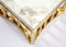 New Stela Side Table Marble Top Stainless Steel Base Gold