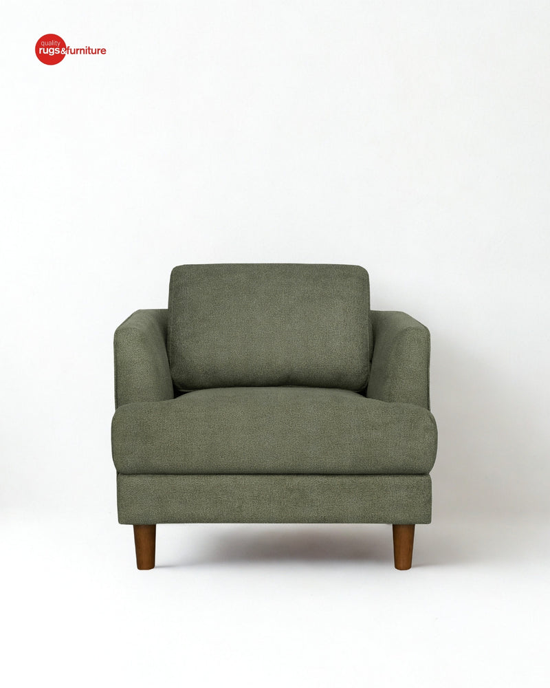 Byron Fabric Modern Sofa Set Green
