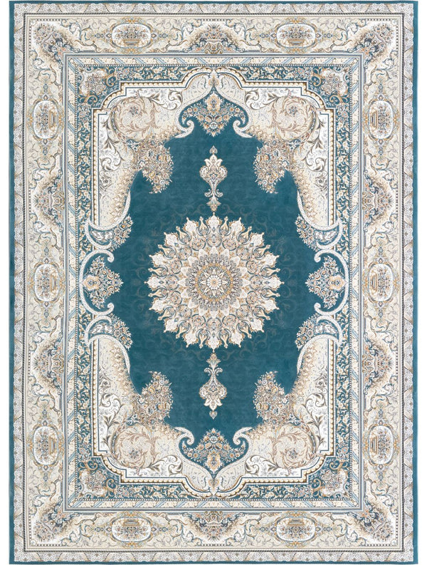 Dariush 1571 Traditional Persian Area Rug Blue