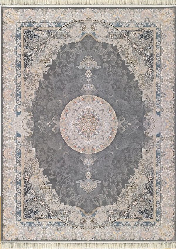Dariush 1406 Traditional Persian Area Rug Metalik