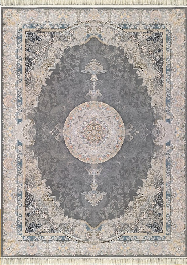 Dariush 1406 Traditional Persian Area Rug Metalik