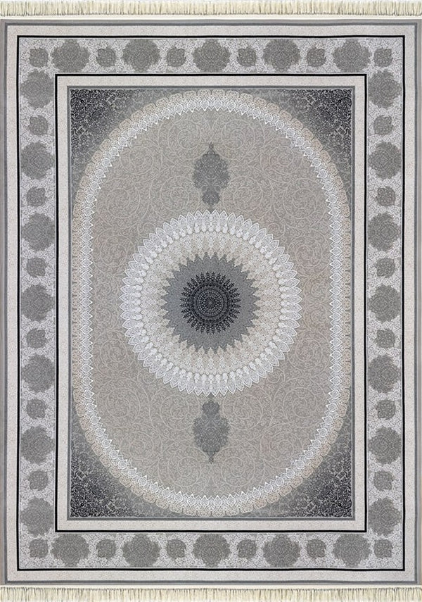 Dariush 1412 Traditional Persian Area Rug Grey