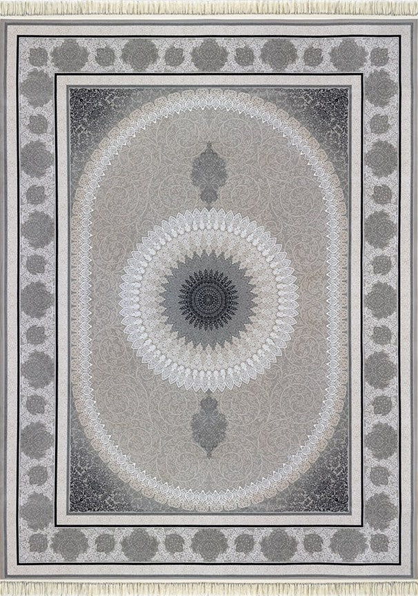 Dariush 1412 Traditional Persian Area Rug Grey