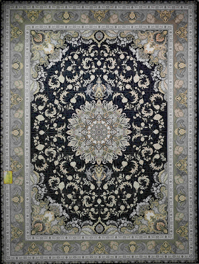 Soheil Navy Blue Persian Traditional Area Rug