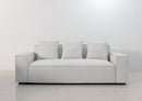 Elega Modern Linen Fabric Sofa Set Grey
