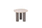Luner Modern Golden Marble Top Stainless Steel Base Side Table