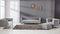 Cara Modern Velvet Sofa Set Grey