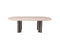 Luner Modern Golden Marble Top Stainless Steel Base Dining Table