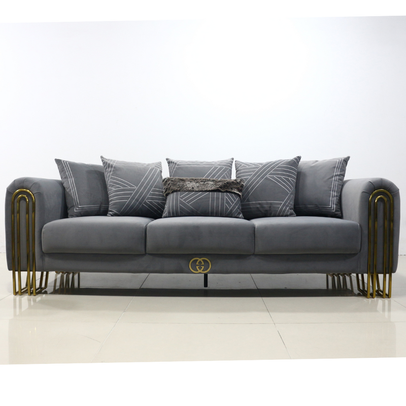 Modern fabric best sale sofa set