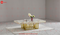 New Stela Coffee Table Marble Top Stainless Steel Base Gold
