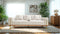 Tanya Luxury Modern Velvet Sofa Set Beige Gold