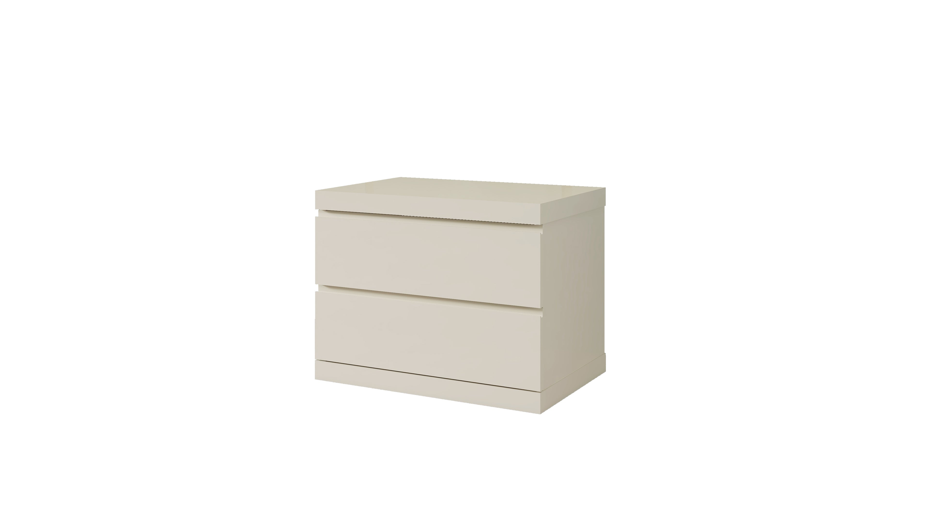 Selena Bedroom Suite Luxury Modern Bed Beige Lacquer