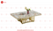 New Stela Coffee Table Marble Top Stainless Steel Base Gold