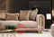 Sehrazat Modern Velvet Luxury Sofa Set Beige Gold