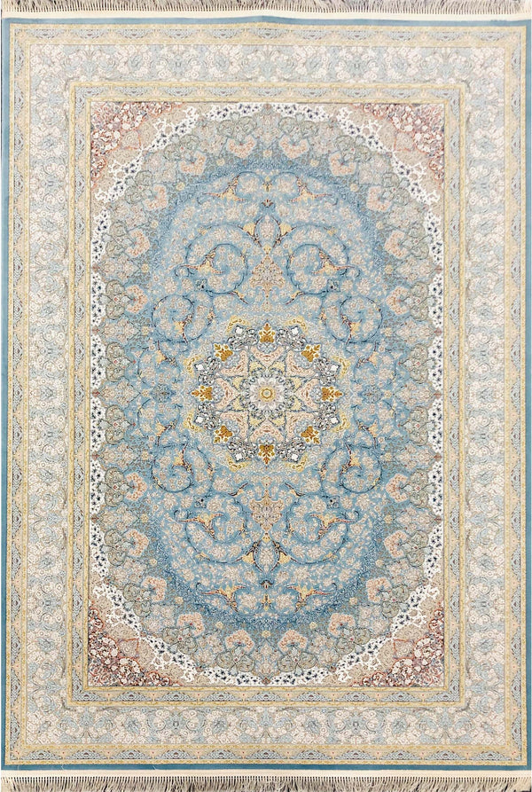 Zartosht 5252 Blue Persian Traditional Rug