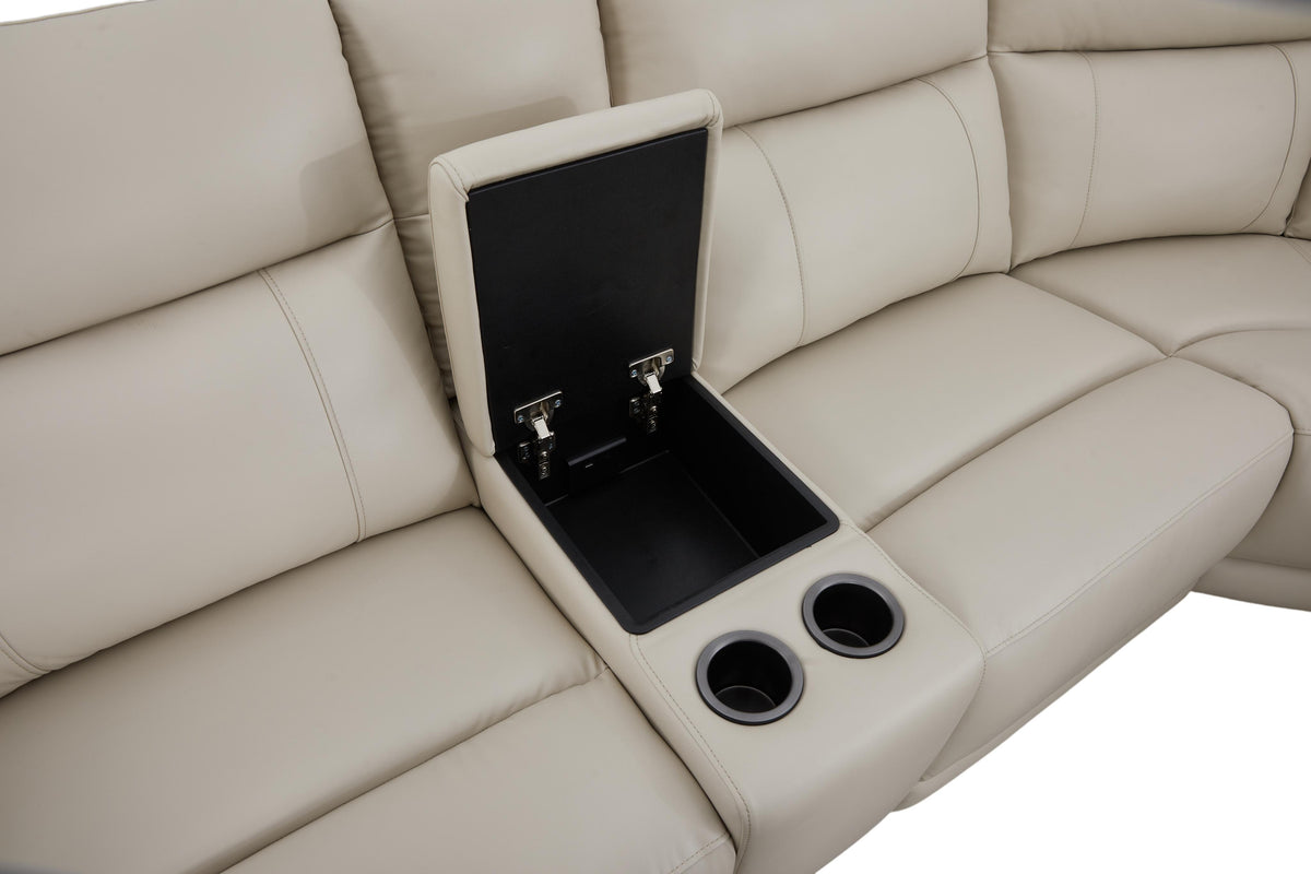 Elowen Recliner Corner Leather Sofa | Dandenong & Hoppers Crossing