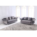 Novah Fabric Sofa Set Grey