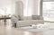 Cassia Modern Cream Fabric 4-Seater Sofa Lounge