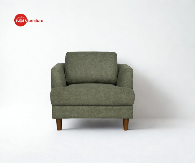 Byron Fabric Modern Sofa Set Green