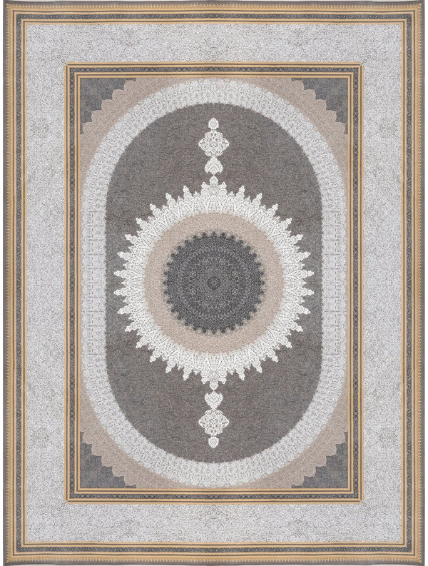 Dariush 1402 Traditional Persian Area Rug Gray