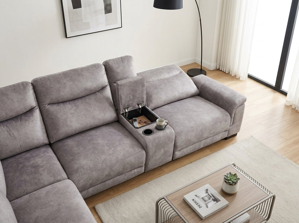 Marlowe Electric Recliner Corner Sofa | Dandenong & Hoppers Crossing