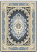 Mashad 723502 Traditional Persian Area Rug Coal