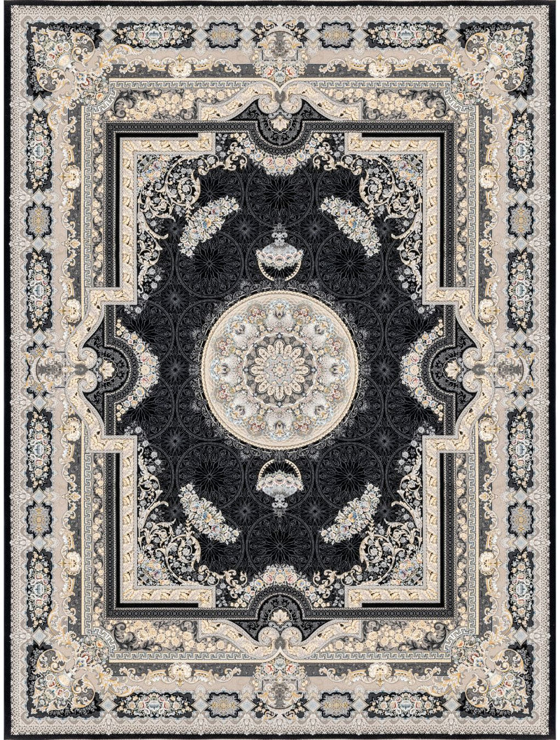 Dariush 1410 Traditional Persian Area Rug Navy