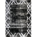 Feary G6237 Black Dark Grey Modern Rug