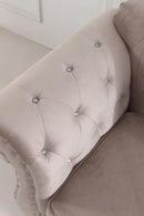 Novah Fabric Sofa Set Brown