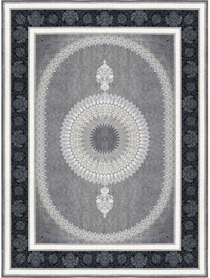 Dariush 1412 Traditional Persian Area Rug Metalic