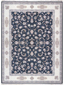 Dariush 1524 Traditional Persian Area Rug Navy Blue