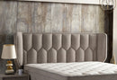 Solis Queen Bedroom Suite Luxury Modern Bed + Mattress + 2 Bed Side Table