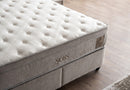Solis King Bedroom Suite Luxury Modern Bed + Mattress + 2 Bed Side Table