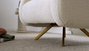 Canyon Luxury Velvet Sofa Set Cream