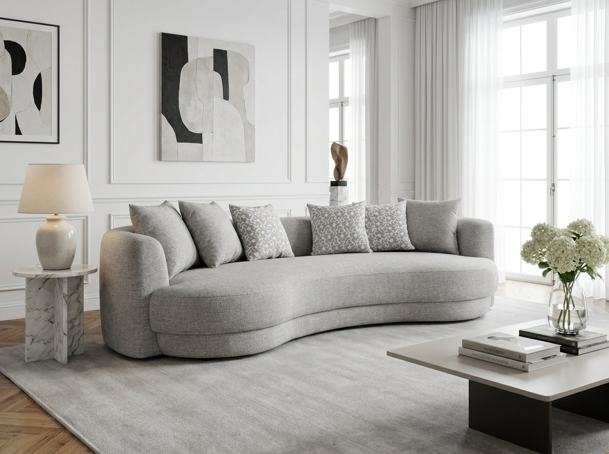 Havana Light Grey 4 Seater Sofa | Dandenong & Hoppers Crossing