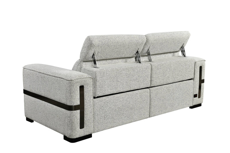 Full Electric Recliner Fabric Sofa