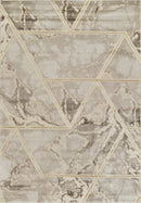 Marmaris D461A Modern Area Rug Beige V.Gold