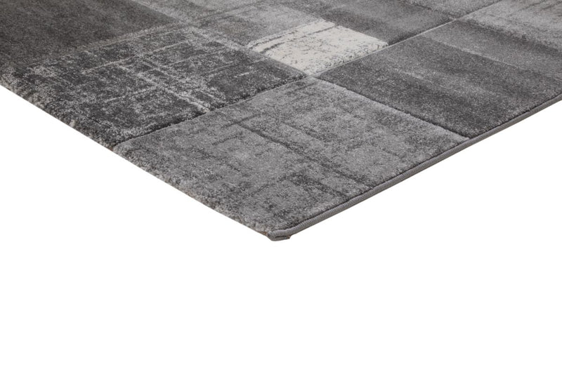Faery E5142 Dark Grey-Grey Modern Area Rug