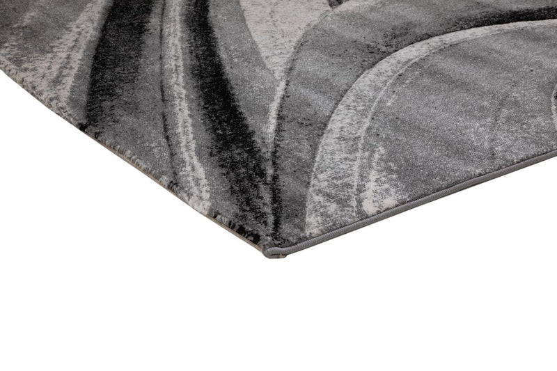 Faery Fe703 Dark Grey-Grey Modern Area Rug