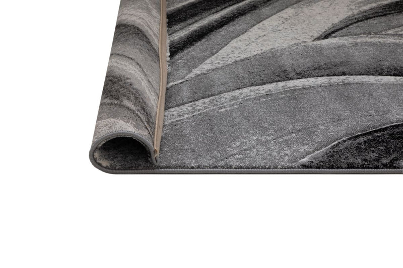 Faery Fe703 Dark Grey-Grey Modern Area Rug