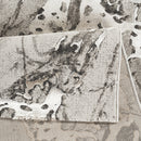 Elmas T502A Modern Area Rug L.Grey V.Beige