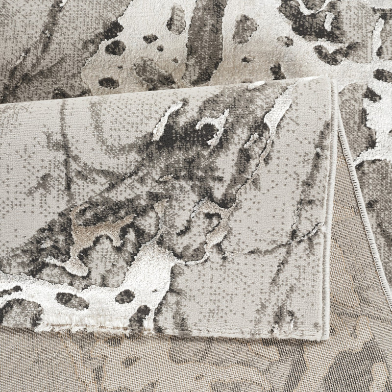 Elmas T502A Modern Area Rug L.Grey V.Beige