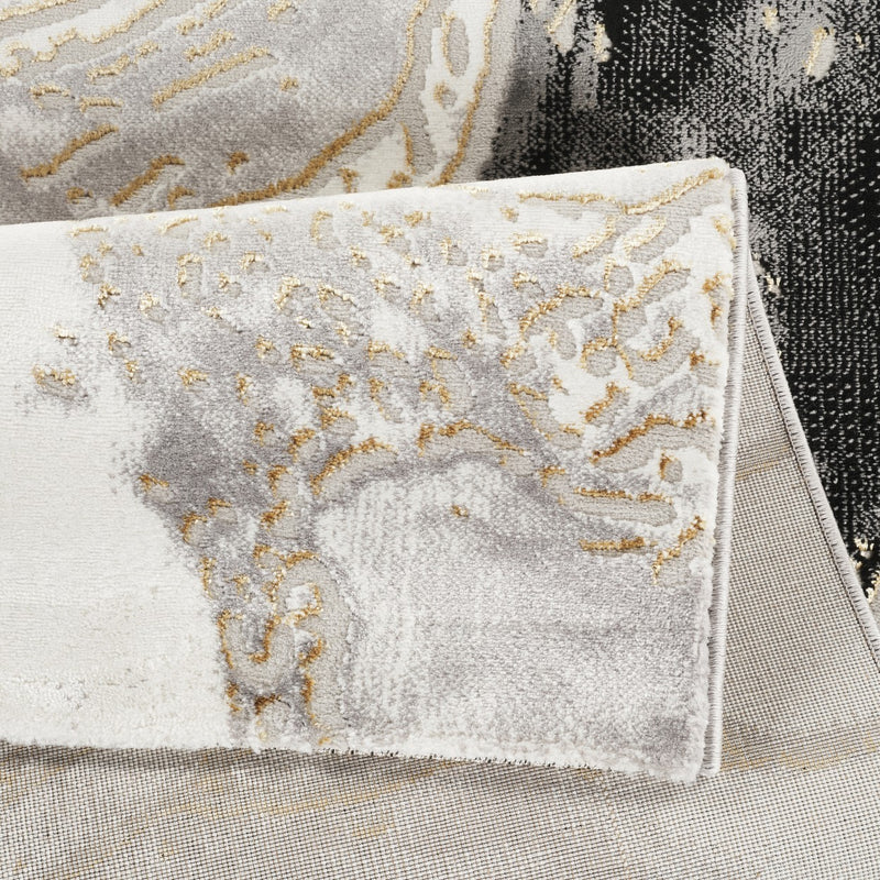 Marmaris T034A Modern Area Rug White L.Grey