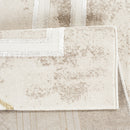 Elmas T510A Modern Area Rug Cream White