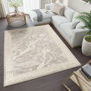 Marmaris D634A Modern Area Rug Cream V.Gold