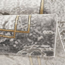 Marmaris E528A Modern Area Rug L.Grey V.Gold
