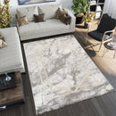Marmaris D387A Modern Area Rug L.Grey V.Gold