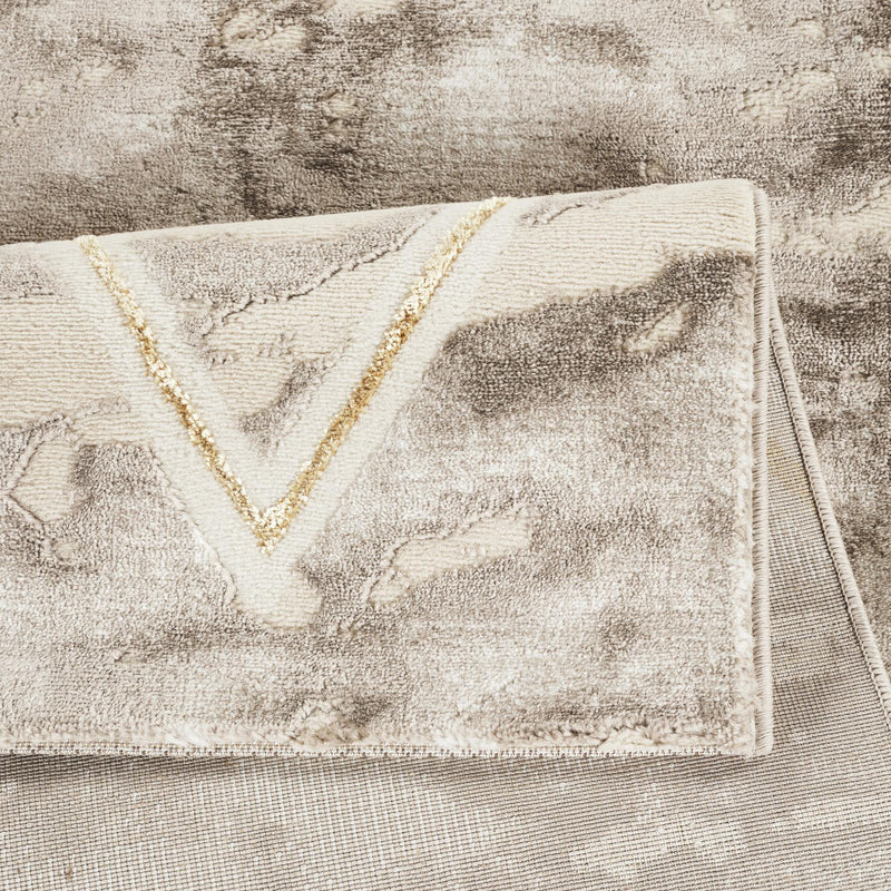 Marmaris D633A Modern Area Rug Beige V.Gold